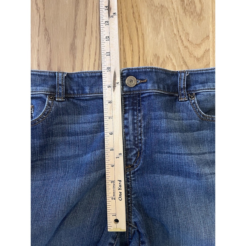 Chicos platinum denim jeans 1.5 US size 10 Slim Ultimate Fit - Picture 5 of 9